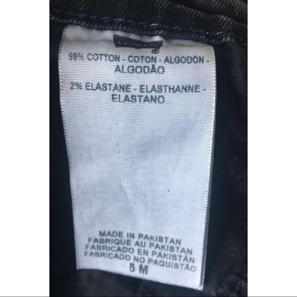 Levi’s Charcoal Too Superlow Skinny Jeans - Picture 8 of 8